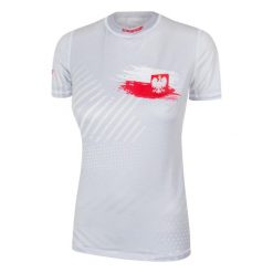 Koszulka do biegania damska z krótkim rękawem EXTREME HOBBY POLAND PRIME. Czerwone bluzki EXTREME HOBBY, xs, bez wzorów, z elastanu, sportowe, bez kołnierzyka, bez ramiączek. Za 149.00 zł.