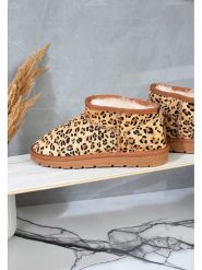 Gooce Skórzane botki zimowe "Mindy" w kolorze jasnobrązowym rozmiar: 40. Brązowe botki Gooce, na zimę, bez wzorów, ze skóry, bez obcasa, bez zapięcia. Za 173.99 zł.