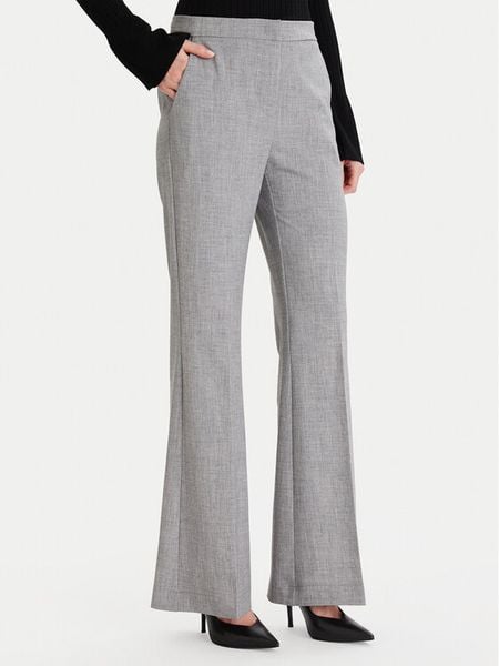 Maryley Spodnie materiałowe MARYLEY-25IB587 Szary Regular Fit. Szare spodnie materiałowe Maryley, l, bez wzorów, z materiału. Za 279.99 zł.