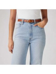 Levi's Skórzany pasek w kolorze jasnobrązowym rozmiar: 85. Brązowe paski Levi's®, bez wzorów, z materiału. Za 150.37 zł.