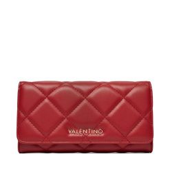 Duży Portfel Damski Valentino. Czerwone portfele Valentino, bez wzorów. Za 269.99 zł.