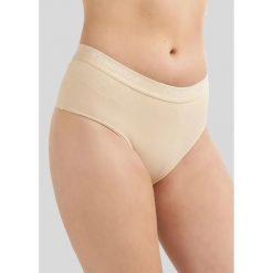 Figi damskie Montar Mia. Brązowe figi MONTAR, xs, bez wzorów, z elastanu. Za 261.50 zł.