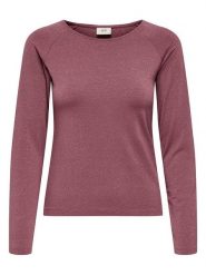 JDY Koszulka w kolorze jasnoróżowym rozmiar: XL. Różowe bluzki JDY, xl, bez wzorów, bez kołnierzyka, bez ramiączek. Za 83.62 zł.