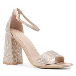 Sandały DeeZee. Żółte sandały DeeZee, bez wzorów, bez obcasa, na słupku, bez zapięcia. Za 139.99 zł.