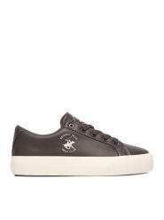 Beverly Hills Polo Club Tenisówki CEO-BHPC040W Brązowy ciemny. Brązowe trampki Beverly Hills Polo Club, bez wzorów, ze skóry, bez zapięcia. Za 179.99 zł.