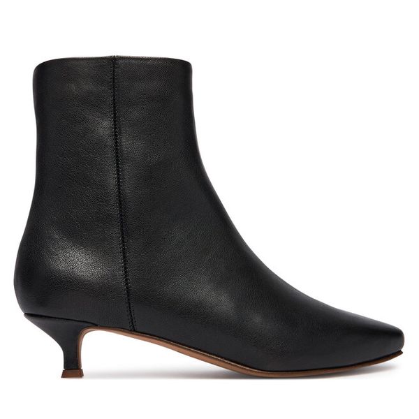 Botki Balagan. Czarne botki BALAGAN, bez wzorów, bez obcasa, na szpilce, bez zapięcia. Za 769.99 zł.