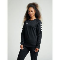 Bluza do piłki ręcznej damska Hummel Go Cotton Sweatshirt Woman. Czarne bluzy Hummel, s, bez wzorów, z bawełny, bez kaptura. Za 74.00 zł.