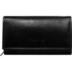 Portfel damski skórzany Cavaldi RD-07-CMN czarny - Czarny. Czarne portfele 4U Cavaldi, bez wzorów. Za 54.99 zł.