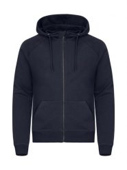 Clique Miami PRO Bluza z kapturem i zamkiem z bawełny recyklingowanej – Dark. Niebieskie bluzy CLIQUE, xl, bez wzorów, z bawełny, z kapturem. Za 216.90 zł.