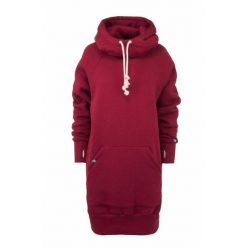 Bluza sportowa z kapturem damska DEEP TRIP Luzak. Czerwone bluzy DEEP TRIP, l, bez wzorów, z bawełny, z kapturem. Za 369.00 zł.