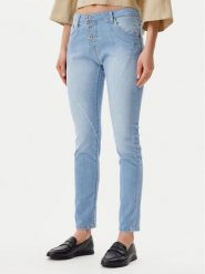 Please Jeansy P78ABQ2NQJ Niebieski Slim Fit. Niebieskie jeansy Please, s, bez wzorów. Za 219.99 zł.