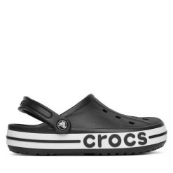 Klapki Crocs. Czarne klapki Crocs, bez wzorów, bez obcasa. Za 229.99 zł.