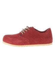 Birkenstock Skórzane trzewiki "Maine" w kolorze czerwonym rozmiar: 40. Czerwone półbuty sznurowane Birkenstock, bez wzorów, ze skóry, eleganckie, bez obcasa, bez zapięcia. Za 438.45 zł.