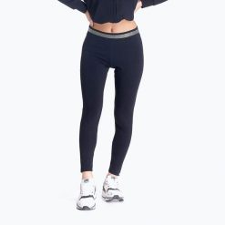 Legginsy damskie LEONE 1947 Shine On. Czarne legginsy LEONE 1947, bez wzorów. Za 119.99 zł.