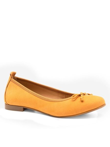 Sergio Bardi Baleriny RST-B1032-01SB Beżowy. Brązowe baleriny Sergio Bardi, bez wzorów, z nubiku, bez obcasa. Za 249.99 zł.