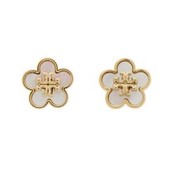 Kolczyki Tory Burch. Żółte kolczyki Tory Burch, złote. Za 714.99 zł.