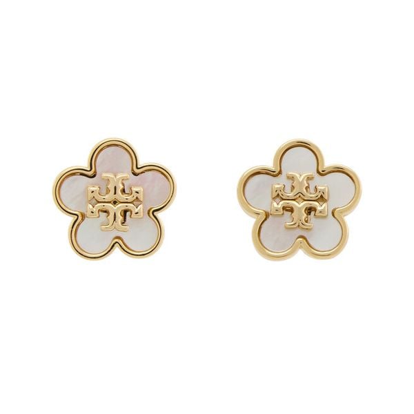 Kolczyki Tory Burch. Żółte kolczyki Tory Burch, złote. Za 714.99 zł.