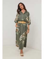 Le Monde du Lin Lniana bluzka w kolorze oliwkowym rozmiar: 38/40. Brązowe bluzki Le Monde du Lin, bez wzorów, ze lnu, bez kołnierzyka, bez ramiączek. Za 165.99 zł.