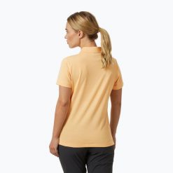 Koszulka polo damska Helly Hansen Siren Polo. Brązowe koszulki polo Helly Hansen, bez wzorów, bez kołnierzyka, bez ramiączek. Za 260.50 zł.