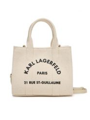 KARL LAGERFELD Torebka A3W50118 Écru. Torebki klasyczne KARL LAGERFELD, bez wzorów, z materiału, bez dodatków. Za 429.99 zł.