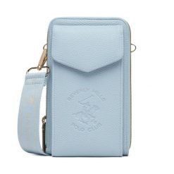 Torebka Beverly Hills Polo Club. Niebieskie listonoszki Beverly Hills Polo Club, bez wzorów, bez dodatków. Za 79.99 zł.