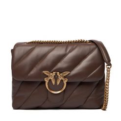 Torebka PINKO. Brązowe listonoszki Pinko, bez wzorów, bez dodatków. Za 2,189.00 zł.
