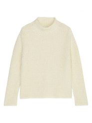Marc O´Polo Sweter w kolorze kremowym rozmiar: XL. Brązowe swetry xl, bez wzorów, z bawełny, bez ramiączek. Za 193.70 zł.