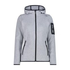 Bluza damska turystyczna CMP 3H19826. Szare bluzy CMP, l, bez wzorów, bez kaptura. W wyprzedaży za 244.99 zł.