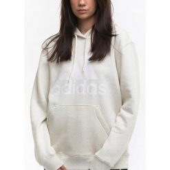 Adidas bluza damska z kapturem sportowa dresowa hoodie Essentials roz. M. Brązowe bluzy Adidas, l, bez wzorów, z bawełny, z kapturem. Za 215.99 zł.