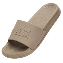 Kubota Klapki Basenowe Basic Plain. Brązowe klapki Kubota, bez wzorów, bez obcasa. Za 99.99 zł.
