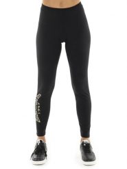 Leone 1947 Legginsy damskie ze stretchem Baumwolle mit goldenen Nieten. Czarne legginsy LEONE 1947 APPAREL, m, bez wzorów, z bawełny. Za 206.29 zł.