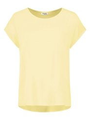 Sublevel Bluzka w kolorze jasnożółtym rozmiar: S. Żółte bluzki Sublevel, s, bez wzorów, z wiskozy, bez kołnierzyka, bez ramiączek. Za 48.28 zł.