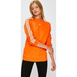 Adidas Originals - Bluza. Szare bluzy sportowe Adidas Originals, z bawełny, bez kaptura. Za 249.90 zł.
