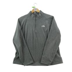 Second life - Bluza polarowa damska z golfem - Stan bardzo dobry. Szare bluzy The North Face, m, bez wzorów, z materiału, bez kaptura. Za 143.46 zł.