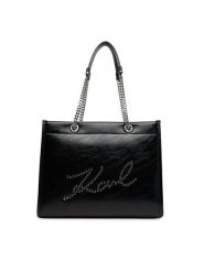 KARL LAGERFELD Torebka A3W30031 Czarny. Czarne torebki klasyczne KARL LAGERFELD, bez wzorów, ze skóry, bez dodatków. Za 1,099.00 zł.