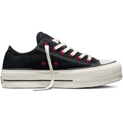 Buty sportowe Converse Chuck Taylor All Star Lift. Czarne obuwie sportowe Converse, bez zapięcia. Za 393.30 zł.