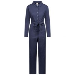 Trespass Mira - Damski kombinezon casualowy granatowy. Niebieskie sukienki Trespass, bez wzorów, z tkaniny, sportowe, bez kołnierzyka, bez ramiączek, maxi, sportowe. Za 361.99 zł.