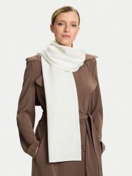 Calvin Klein Szalik Emblem Aop Jcq Fine Rib Scarf LV04D8051G Beżowy. Brązowe rękawiczki Calvin Klein, bez wzorów, z materiału. Za 269.99 zł.