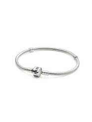 Pandora Srebrna bransoletka rozmiar: 23. Szare bransoletki Pandora, srebrne. Za 234.45 zł.