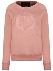 Maison Montaigne Bluza "Fimosai" w kolorze szaroróżowym rozmiar: L. Różowe bluzy Maison Montaigne, l, bez wzorów, bez kaptura. Za 79.21 zł.