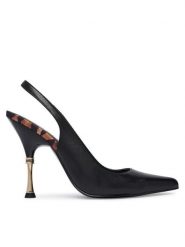 Just Cavalli Szpilki 80RA3S45 ZPB93 Czarny. Czarne szpilki Just Cavalli, bez wzorów, ze skóry, bez obcasa, na szpilce, bez zapięcia. Za 599.99 zł.