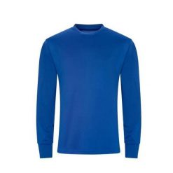 Koszulka Z Długim Rękawem Unisex Dla Dorosłych. Niebieskie bluzki JUST COOL, m, bez wzorów, sportowe, bez kołnierzyka, bez ramiączek. Za 75.99 zł.
