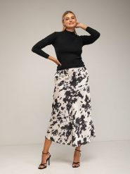 Tantra Spódnica w kolorze kremowym rozmiar: L. Brązowe spódnice Tantra, na co dzień, l, bez wzorów, midi, proste. Za 152.99 zł.