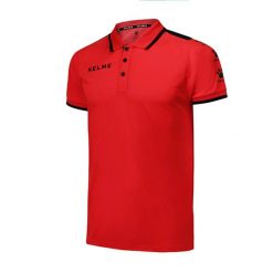 Kelme Polo Lince Rojo Hombre. Czerwone koszulki polo Kelme, bez wzorów, z materiału, bez kołnierzyka, bez ramiączek. Za 85.80 zł.