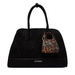 Torebka Steve Madden. Czarne torebki klasyczne Steve Madden, bez wzorów, bez dodatków. Za 559.99 zł.