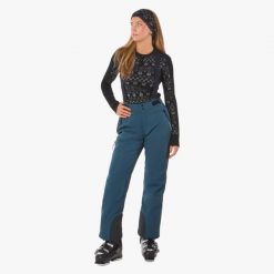 Spodnie Narciarskie Narciarstwo Kobieta Cervinia Wodoodporny. Czarne spodnie narciarskie SWEDEMOUNT, m, bez wzorów, z elastanu, narciarskie. Za 389.99 zł.