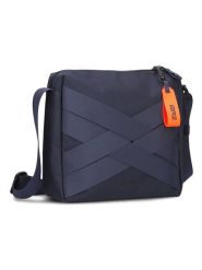 Zwei Skórzana torebka w kolorze granatowym - 28 x 23 x 11 cm rozmiar: onesize. Niebieskie torby na ramię Zwei, bez wzorów, z materiału, na ramię, bez dodatków. Za 171.68 zł.
