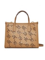 Tommy Hilfiger Torebka Th City Mini AW0AW17500 Brązowy. Brązowe torebki klasyczne TOMMY HILFIGER, bez wzorów, ze skóry, bez dodatków. Za 699.99 zł.