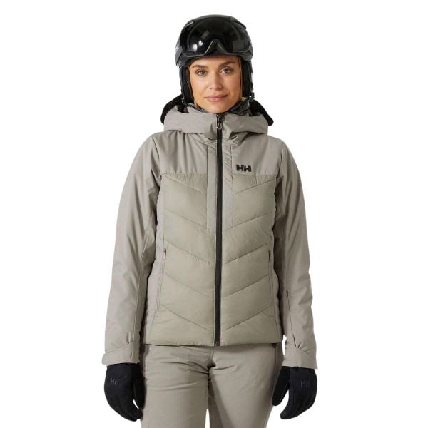 Damska kurtka narciarska Helly Hansen Bellissimo. Szare kurtki narciarskie Helly Hansen, bez wzorów, bez kaptura, narciarskie. W wyprzedaży za 1,492.00 zł.