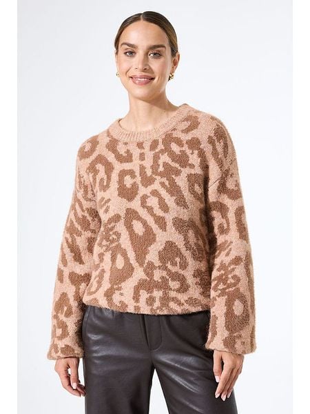 Garcia Sweter w kolorze beżowym rozmiar: M. Brązowe swetry Garcia, m, bez wzorów, z wełny, bez ramiączek. Za 191.95 zł.